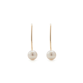 Akoya Pearl U Hook Earring
