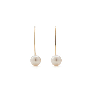 Akoya Pearl U Hook Earring