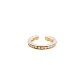 Caviar Pearl Ear Cuff Small size