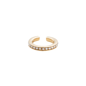 Caviar Pearl Ear Cuff Small size