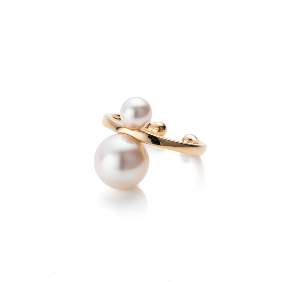 Double Akoya Pearl Ear Cuff