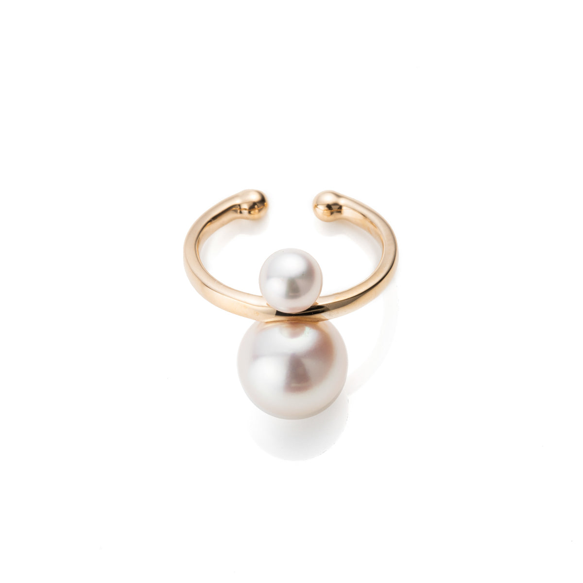 Double Akoya Pearl Ear Cuff
