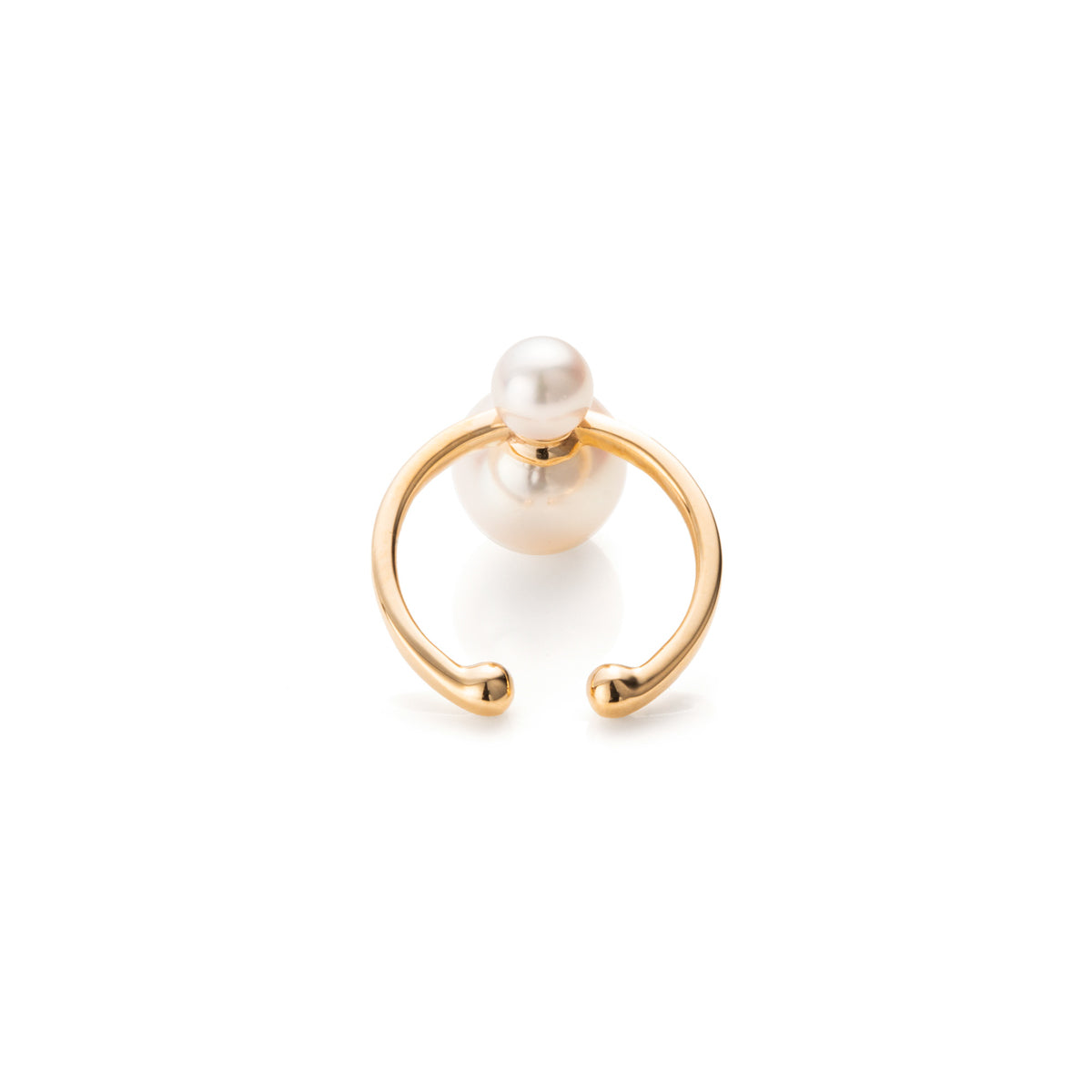 Double Akoya Pearl Ear Cuff