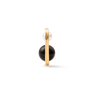 BELUGA Akoya Pearl Onyx Earring