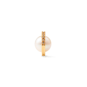 BELUGA Akoya Pearl Diamond Earring Medium size