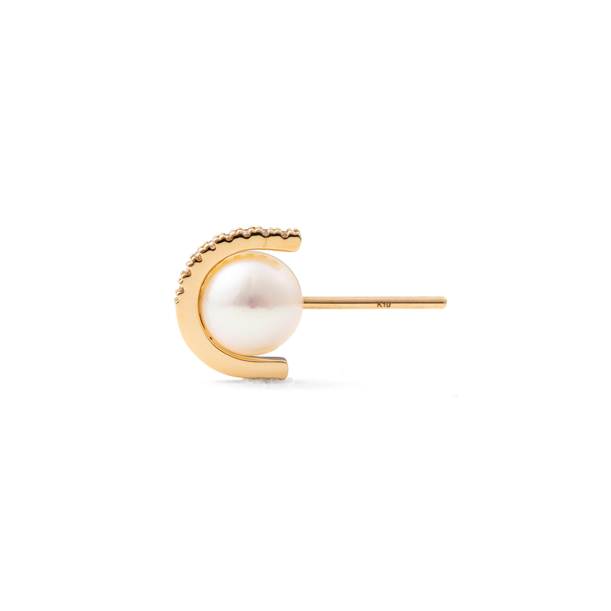 BELUGA Akoya Pearl Diamond Earring Medium size