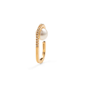 BELUGA Diamond Akoya Pearl Ear Cuff