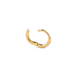 18K MANHATTAN Diamond Hoop Earring Extra Small size