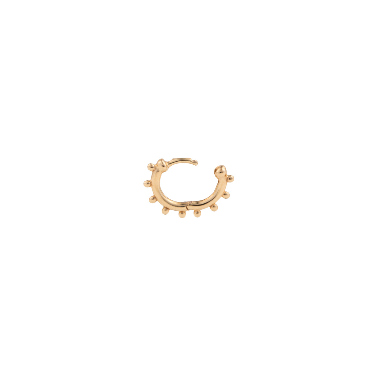 SEA ANEMONE Huggie Hoop Earring Extra Small size