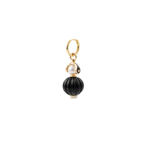 BIRD OF PARADISE Onyx Charm Earring