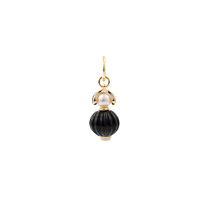 BIRD OF PARADISE Onyx Charm Earring