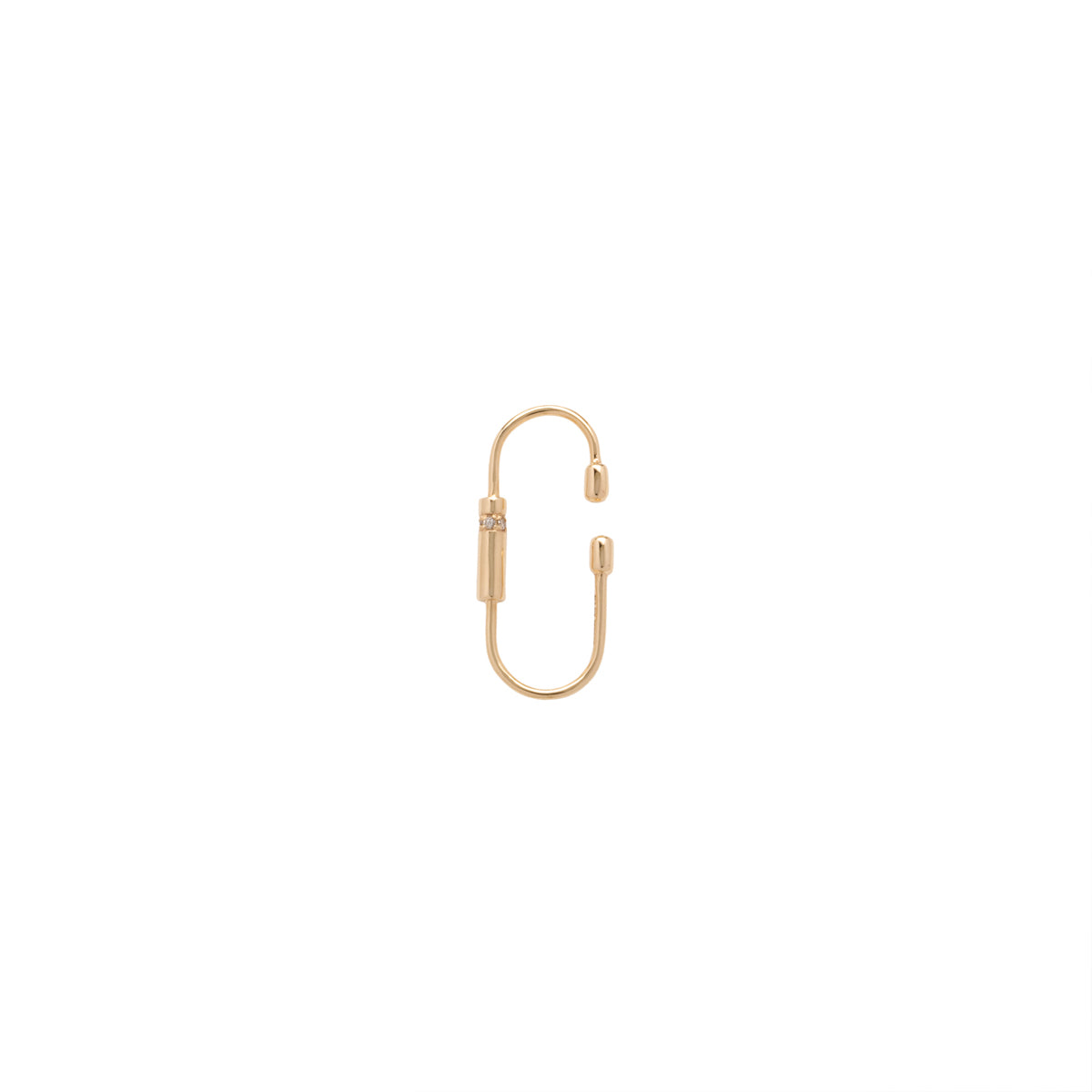 MIRÓ Diamond Ear Cuff Medium size