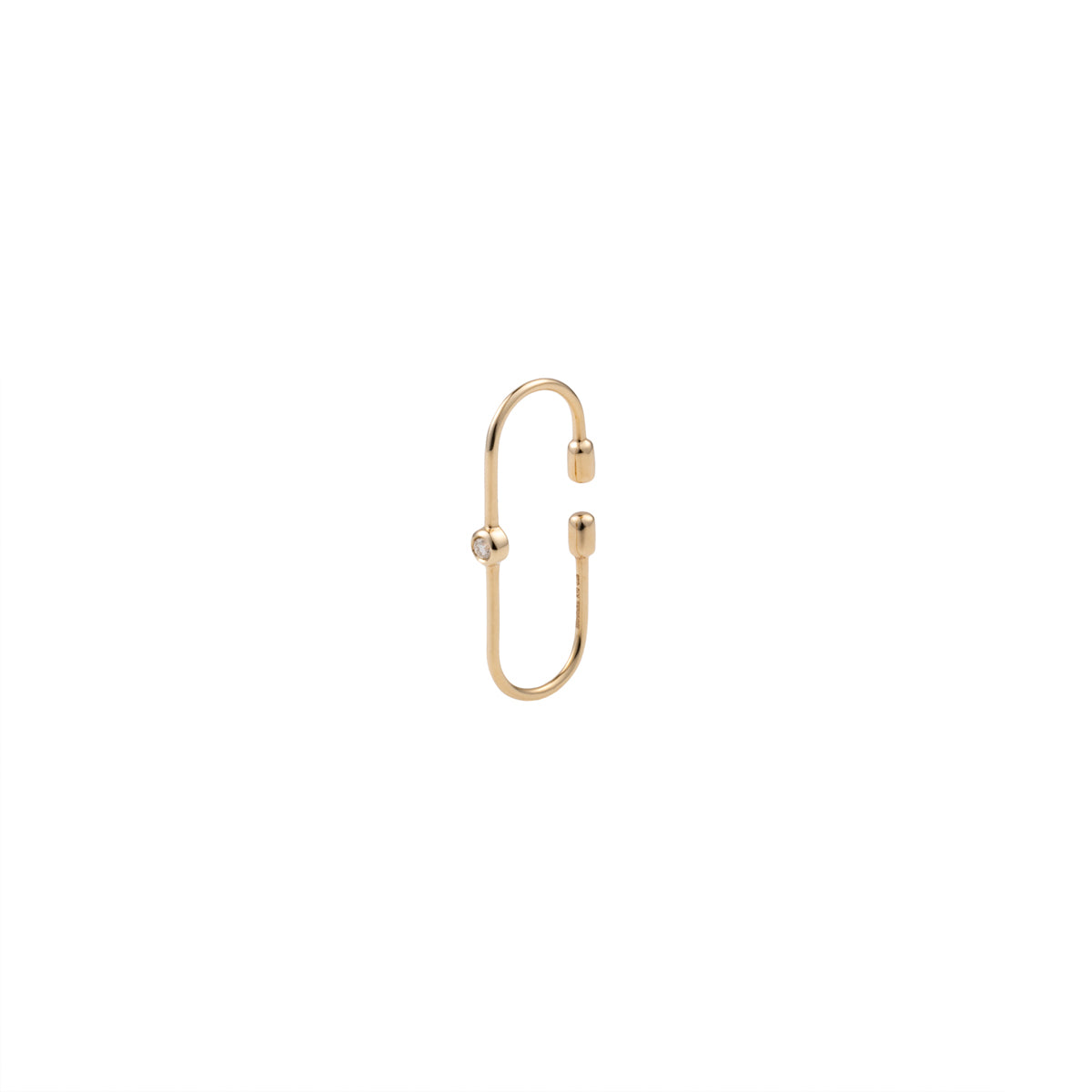MIRÓ Diamond Ear Cuff Medium size