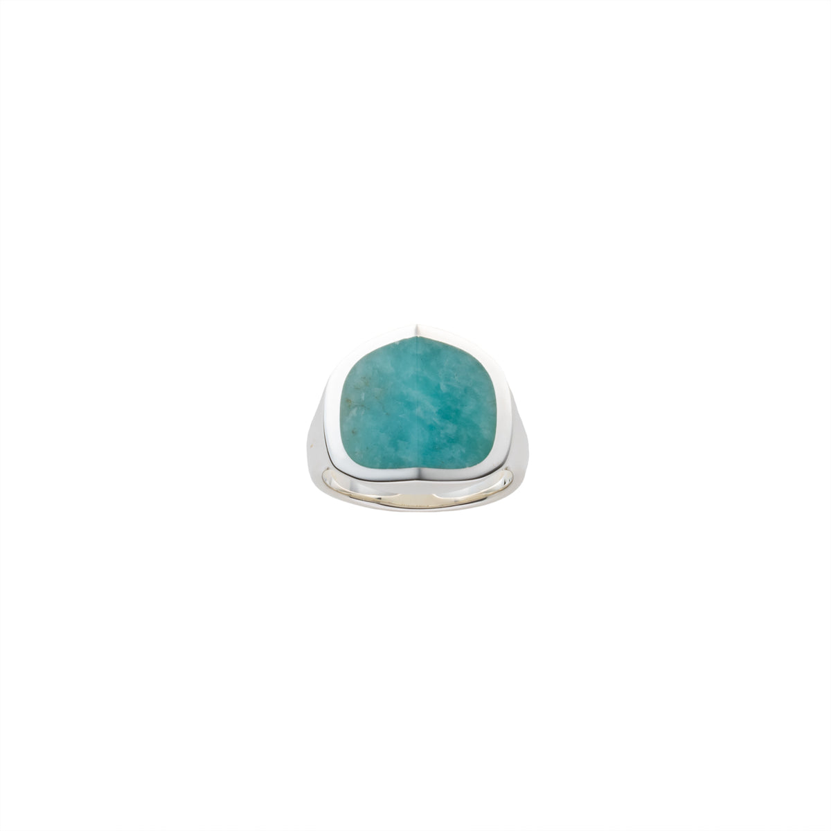 EQUINOX-Pyramid Amazonite Ring Medium size