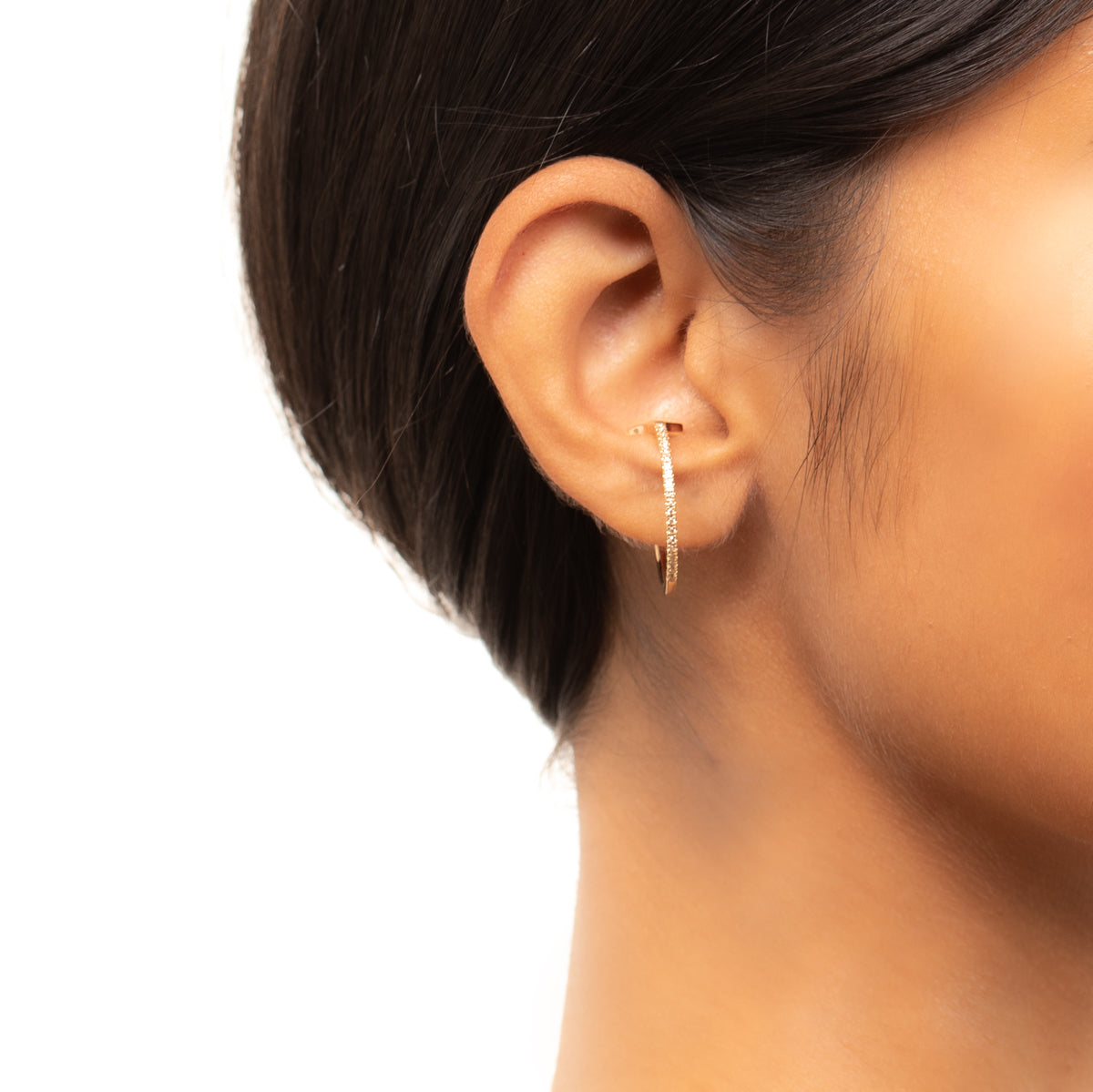 GOSSAMER Oversized Diamond Ear Cuff Medium size