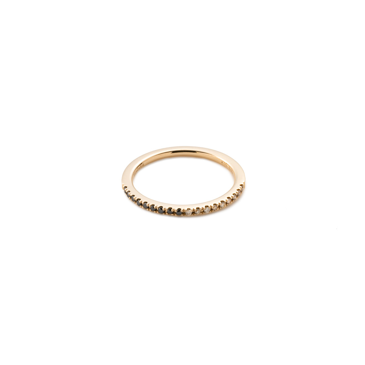 GOSSAMER Black and White Diamond Ring