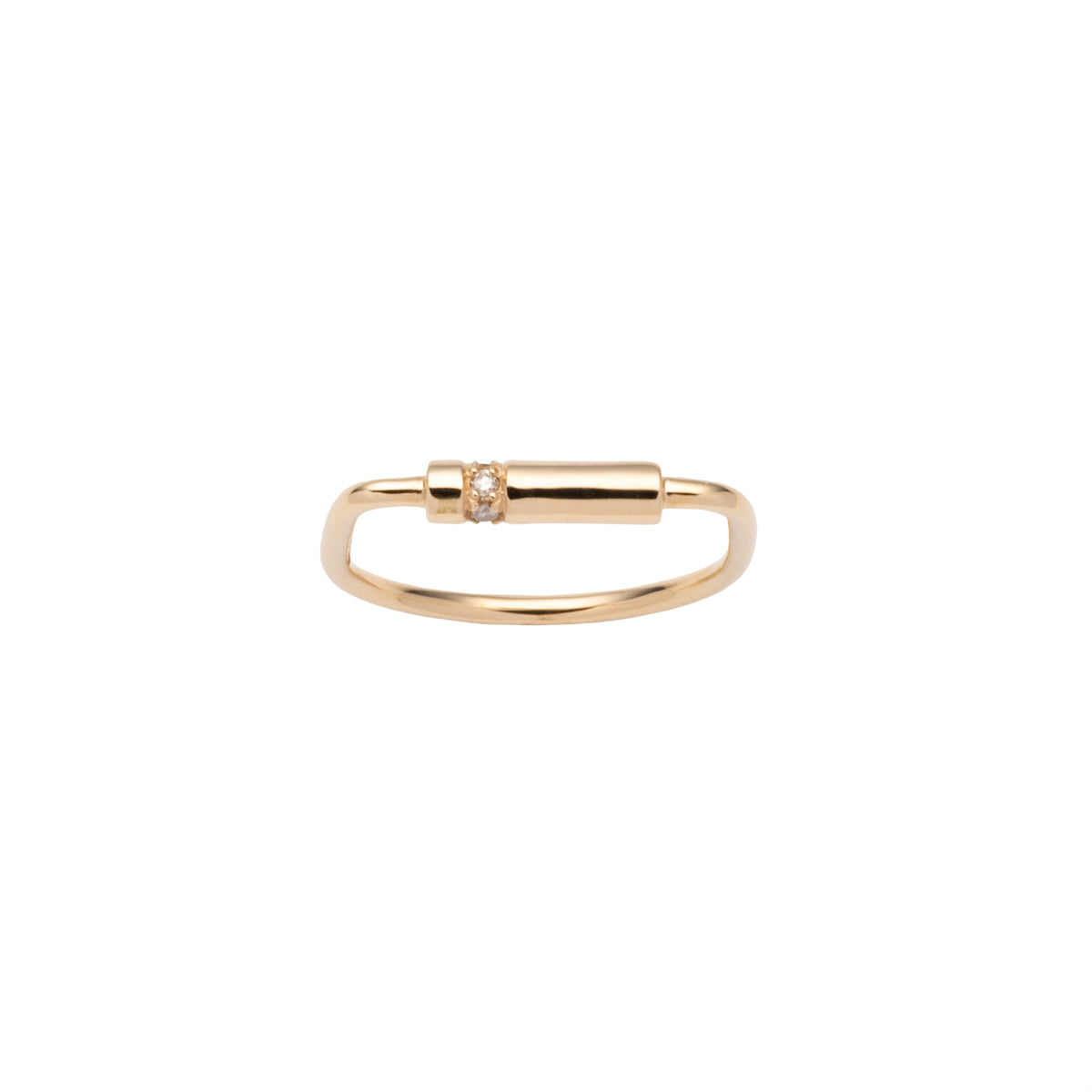 【Made-To-Order】MIRÓ Diamond Cylinder Ring