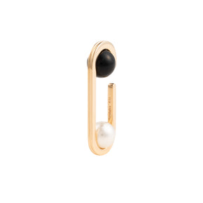 BELUGA Onyx Akoya Pearl Ear Cuff