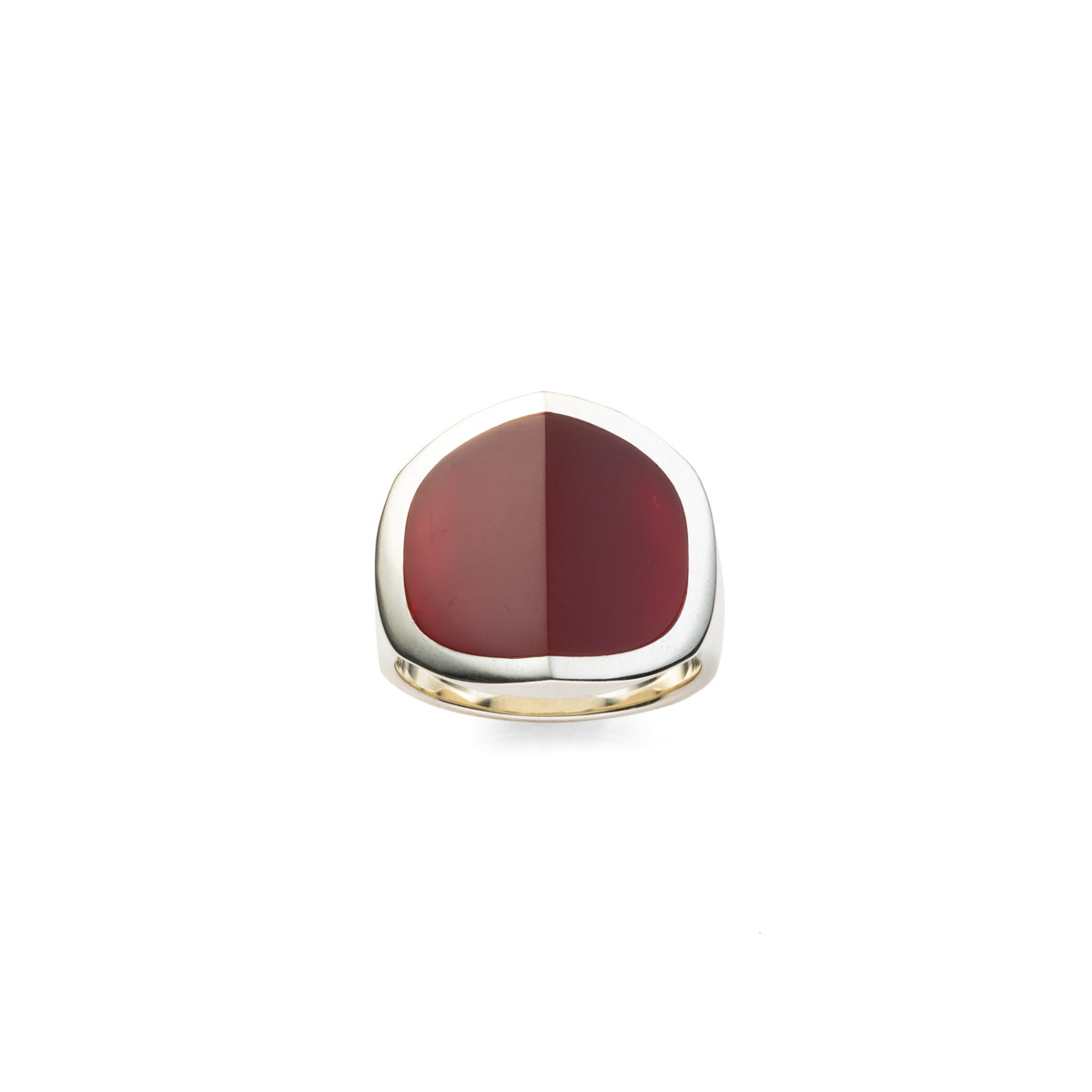 EQUINOX-Pyramid Carnelian Ring Large size