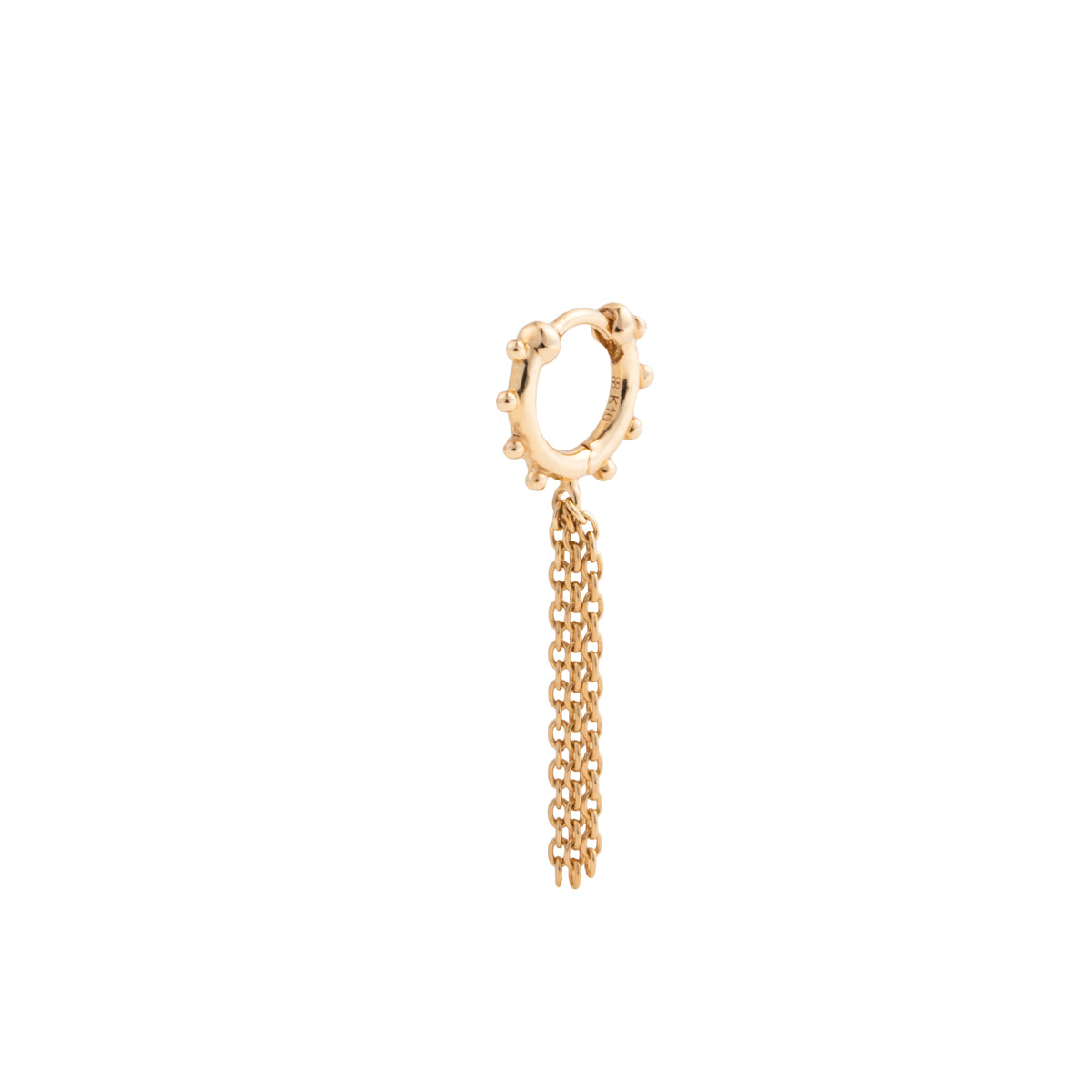 SEA ANEMONE Chain Hoop Earring