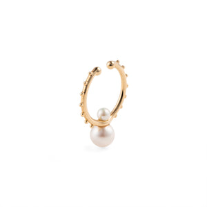 SEA ANEMONE Akoya Pearl Ear Cuff